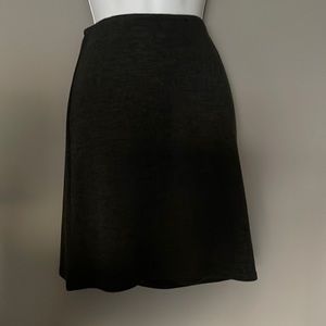 Gray size large gap skirt